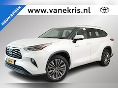 Toyota Highlander - 2.5 AWD Hybrid Executive. Zwart Leder , JBL, Stoelgeheugen, Achteruitrijcamera, BSM