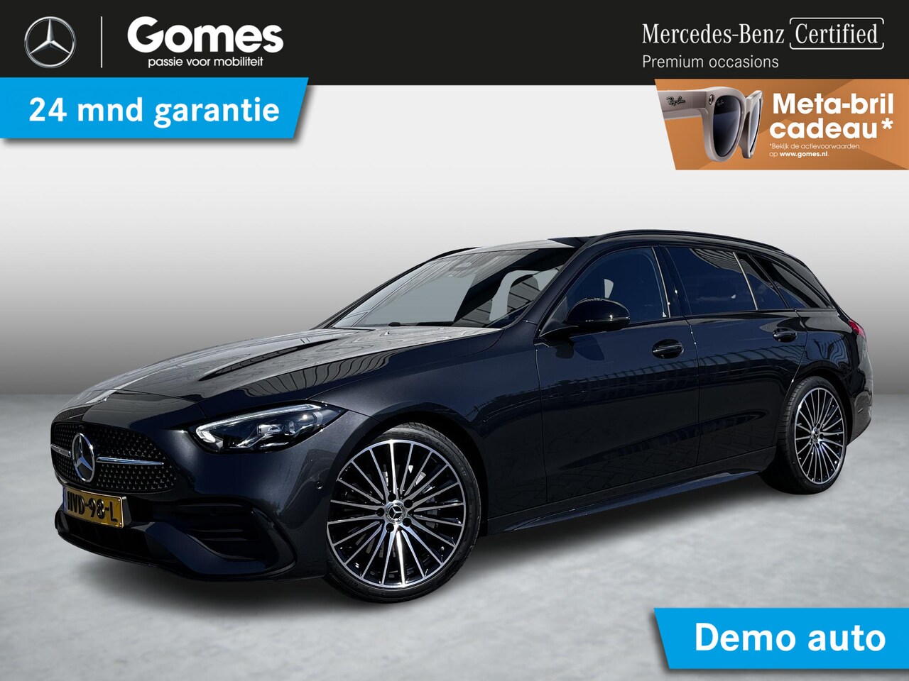 Mercedes-Benz C-klasse Estate - 180 Star Edition AMG | Night Pakket | Panoramadak | Winter Pakket | Trekhaak | DISTRONIC A - AutoWereld.nl