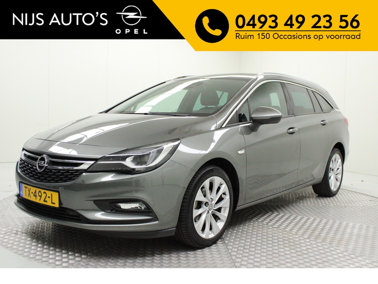 Opel Astra Sports Tourer - 1.4 Innovation | elektr. achterklep | climate control | stuur/stoel verwarming | matrix | - AutoWereld.nl