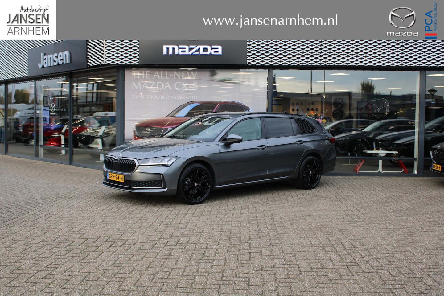 Skoda Superb Combi - 1.5 TSI MHEV First Edition 1.5 TSI 150PK MHEV First Edition , Automaat, Trekhaak, Adap.Cruise, LMV 19 Inch, Apple Car - AutoWereld.nl