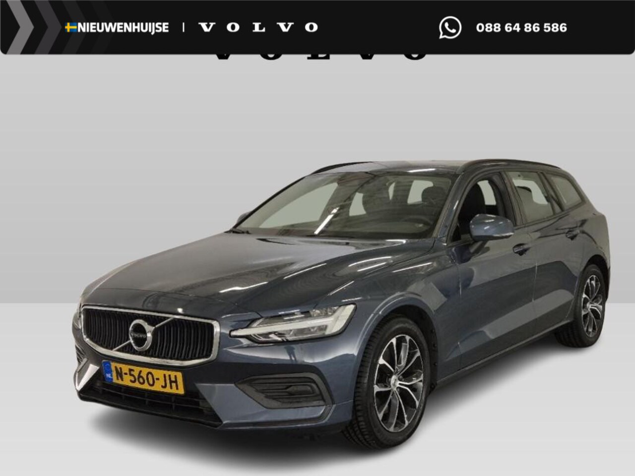 Volvo V60 - 2.0 B3 Momentum Advantage | Lederen comfortstoelen | Stoel en Stuurverwarming | Navigatie - AutoWereld.nl