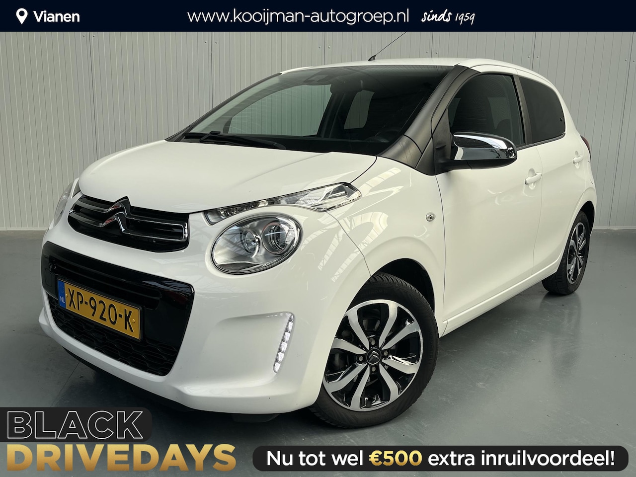 Citroën C1 - 1.0 VTi Shine 1.0 VTi Shine , Stoelverwarming, Klimaat Controle, Achteruitrij Camera, Apple Carplay en A - AutoWereld.nl