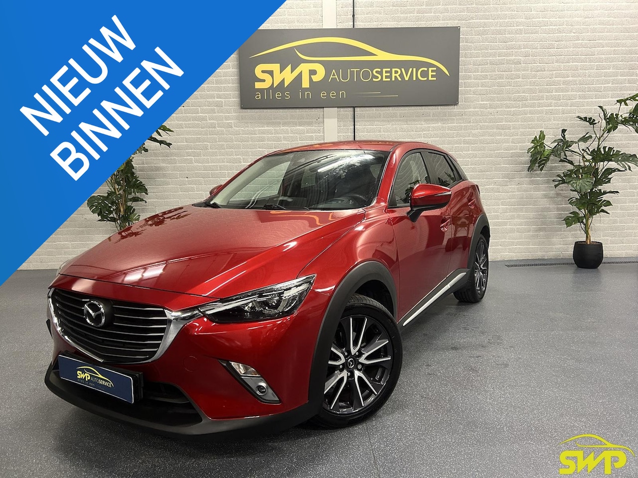 Mazda CX-3 - 2.0 SkyActiv-G 120 GT-M Line | Leer | HUD | Navi | Cam | Trekhaak - AutoWereld.nl