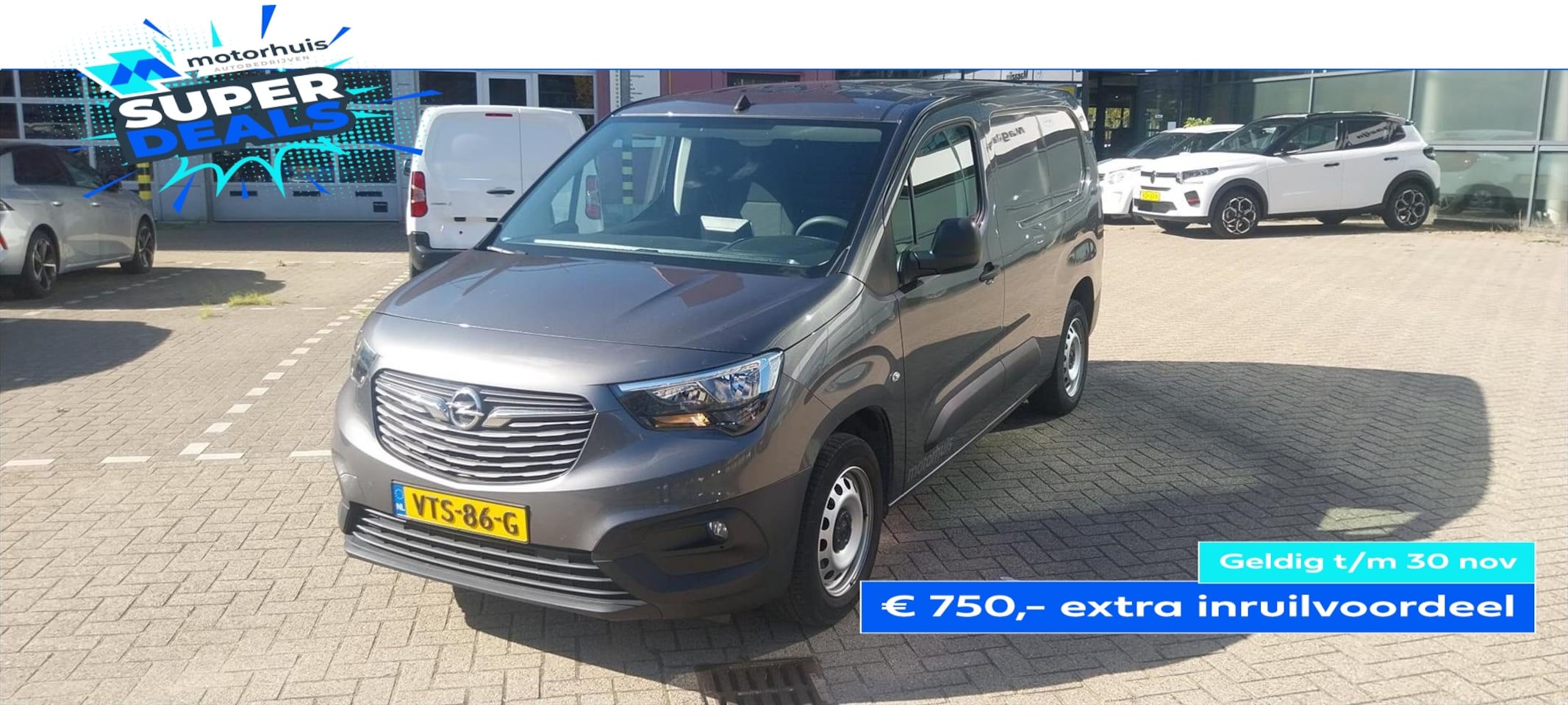 Opel Combo - Cargo New GB 1.5 Diesel 102pk S/S L2H1 verhoogd laadv. Edition - AutoWereld.nl