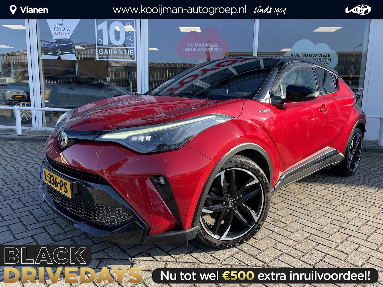 Toyota C-HR - 1.8 Hybrid GR-Sport 1e eigenaar, Nieuwstaat, Trekhaak, 1e eigenaar, hele nette auto! Deale - AutoWereld.nl