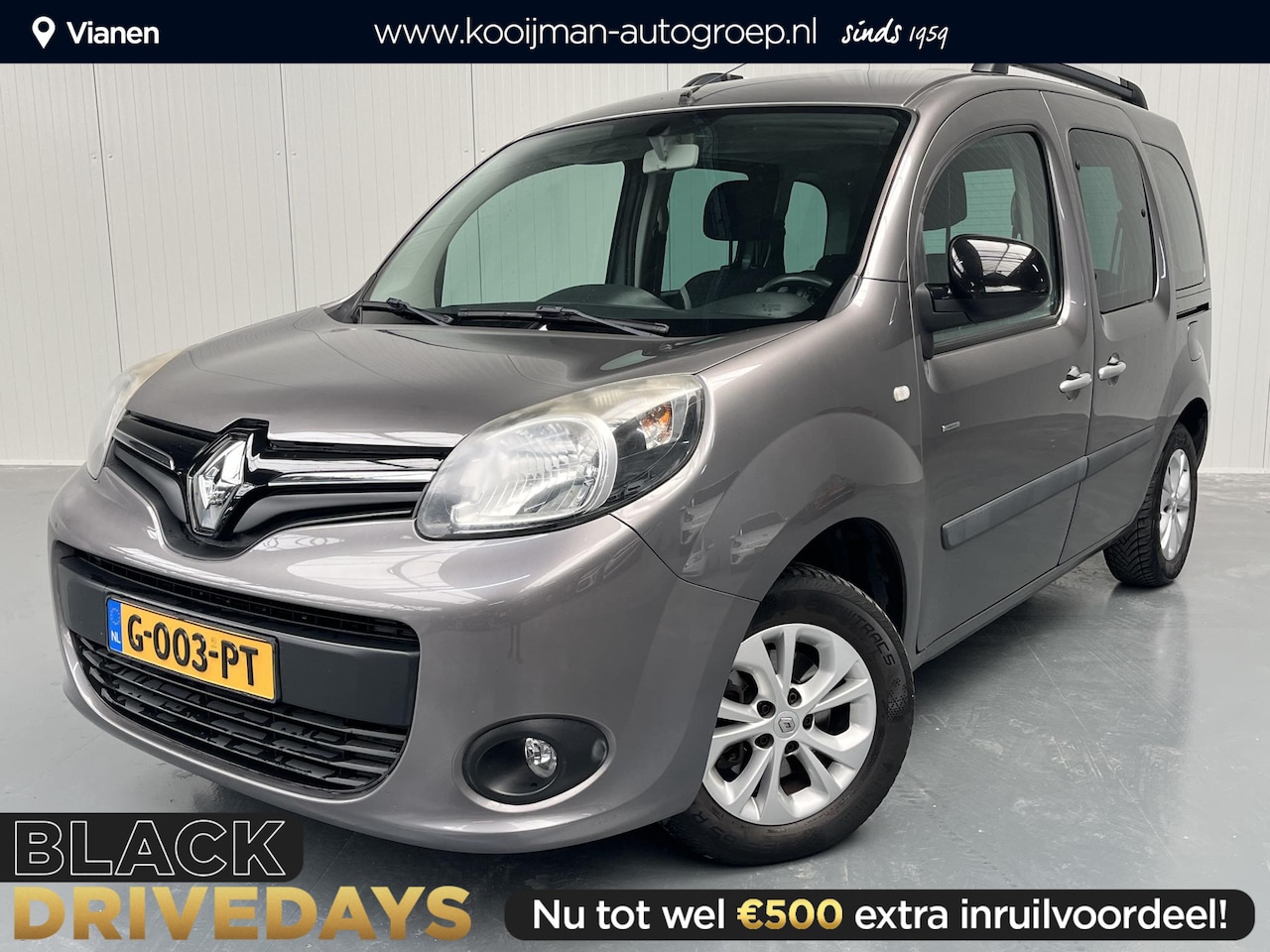 Renault Kangoo Family - 1.2 TCe Limited Start&Stop , Met Trekhaak en Schuifdeuren, Ideale Gezinswagen! - AutoWereld.nl