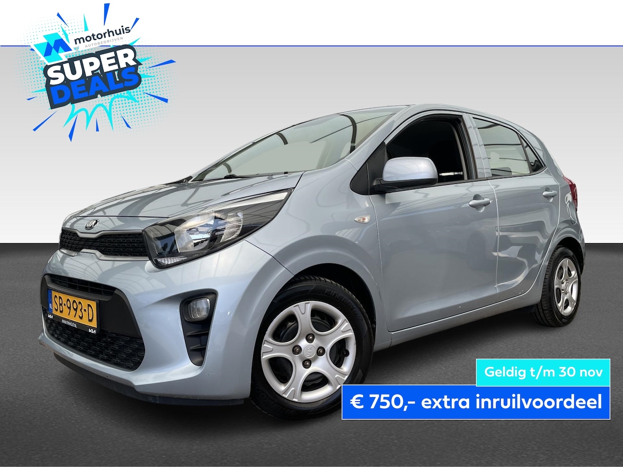 Kia Picanto - 1.0 CVVT 67pk 5-zits EconomyPlusLine / Airco - AutoWereld.nl