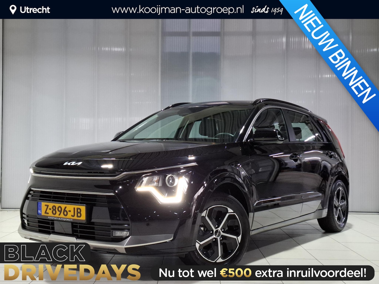 Kia Niro - 1.6 GDi Hybrid DynamicLine Trekhaak, Apple Carplay/Android Auto, Navigatie, Camera - AutoWereld.nl