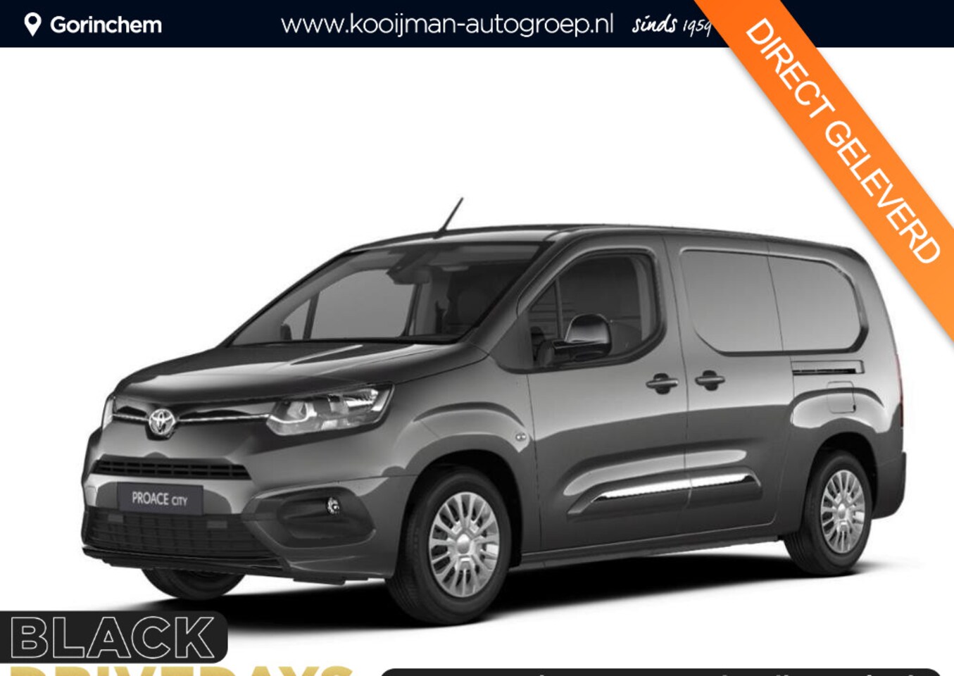 Toyota ProAce City - 1.5 D-4D Prof Long | NIEUW & DIRECT LEVERBAAR | 2 Schuifdeuren | PDC V+A | Navigatie | Bli - AutoWereld.nl
