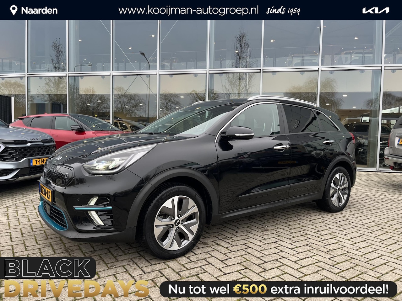Kia e-Niro - ExecutiveLine 64 kWh Lederen bekleding, JBL Audio, Stoel/stuur verwarming, Keyless start/e - AutoWereld.nl
