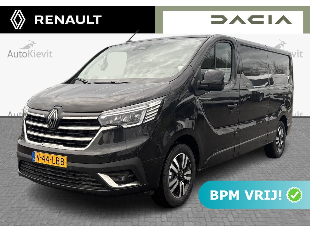 Renault Trafic - 2.0 Blue dCi 170 T30 L2H1 Extra - Reservewiel / Alarm / 17\" lichtmetalen velgen Noir - Ho - AutoWereld.nl