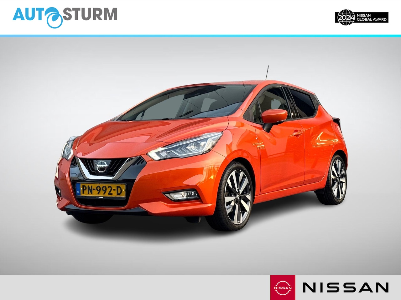 Nissan Micra - 0.9 IG-T Tekna NL-Auto, Luxe Uitvoering! - AutoWereld.nl