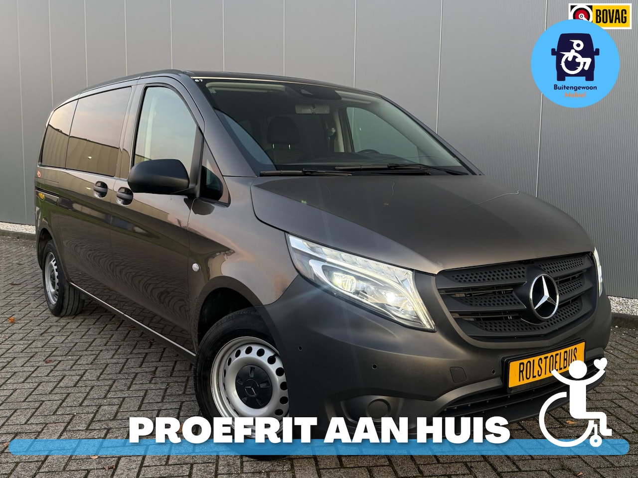 Mercedes-Benz Vito Tourer - Vito LED (Airco) Rolstoelbus Rolstoel voorin - AutoWereld.nl