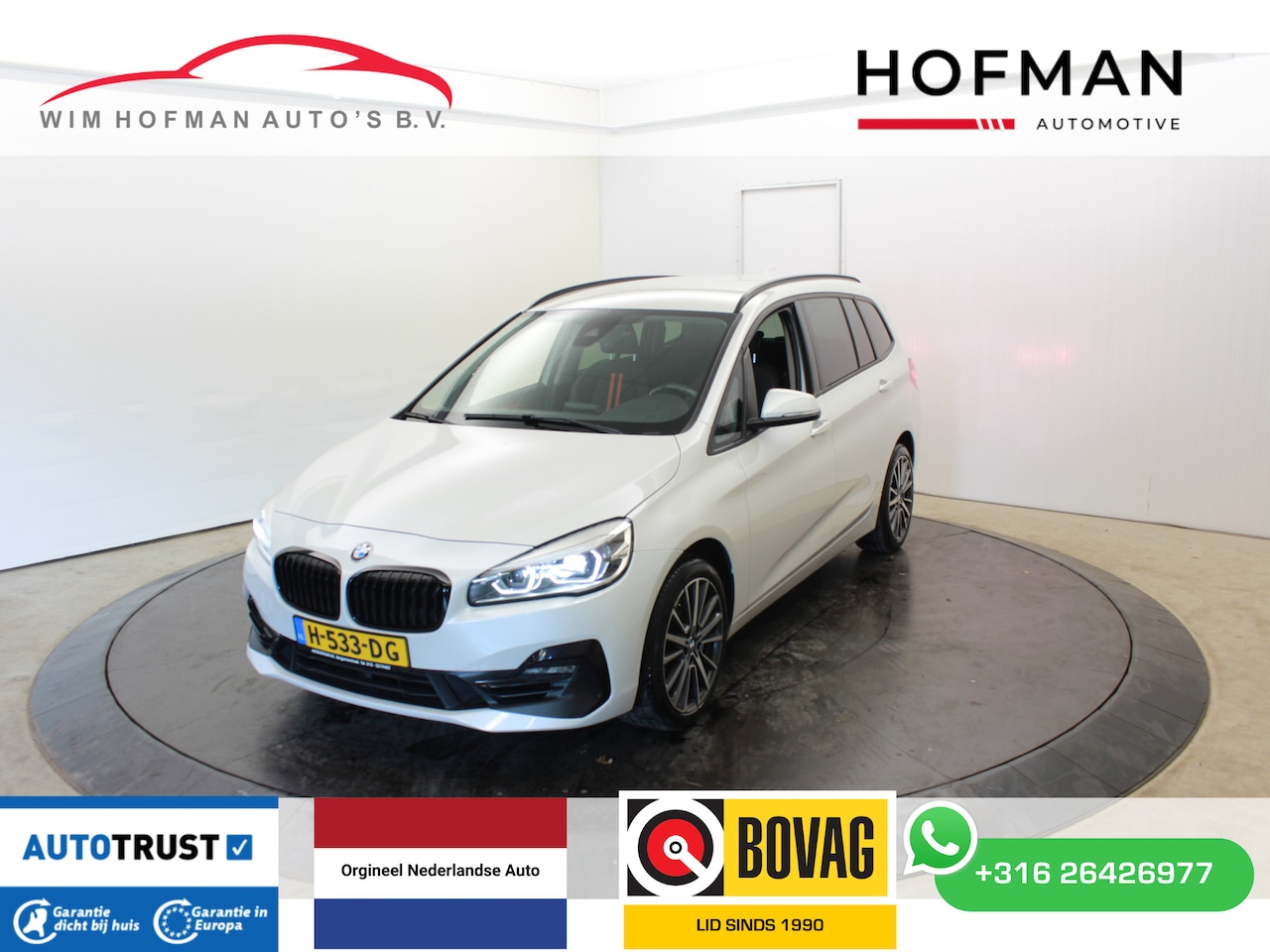 BMW 2-serie Gran Tourer - 220 7 pers Trekh 192 PK Executive M-Sport - AutoWereld.nl