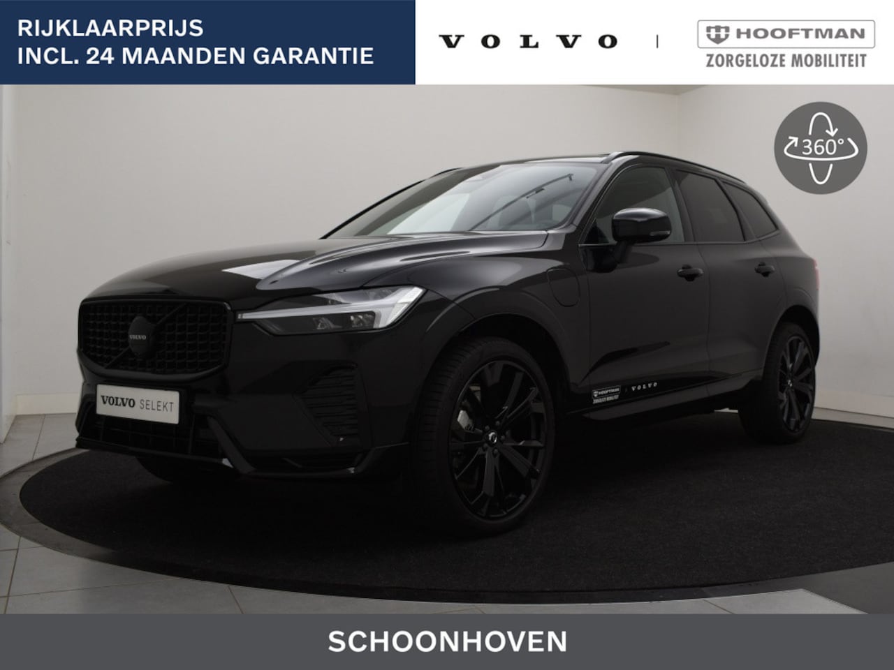 Volvo XC60 - T6 PLUG-IN HYBRID PLUS BLACK EDITION HEICO STYLING 21INCH SCHUIF - AutoWereld.nl