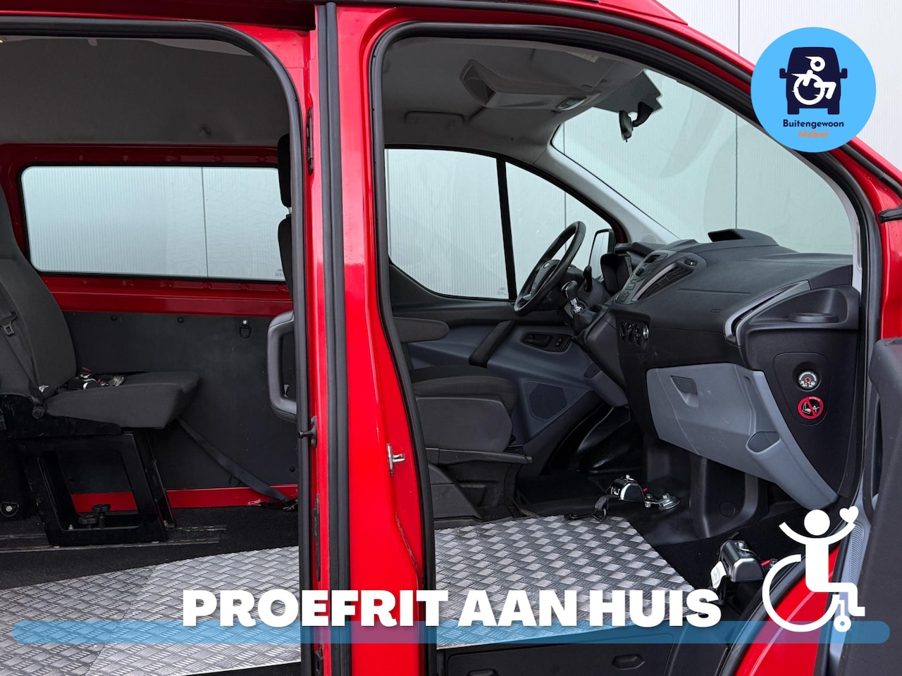Ford Transit Custom - 2.2 Rolstoel Voorin L1H2 Rolstoelbus - AutoWereld.nl