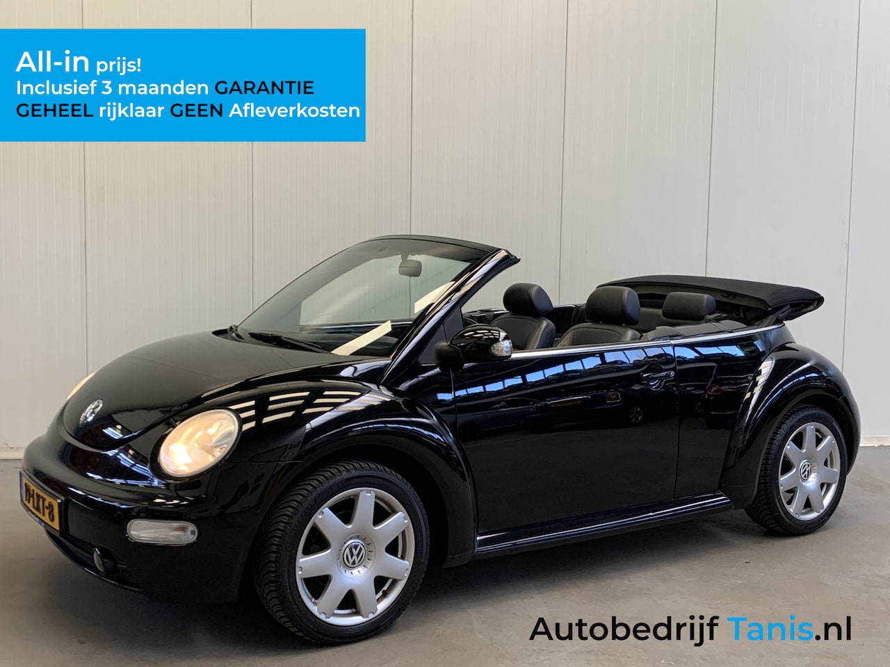Volkswagen New Beetle Cabriolet - 2.0 Highline AIRCO-LEDER-PDC-LMV - AutoWereld.nl