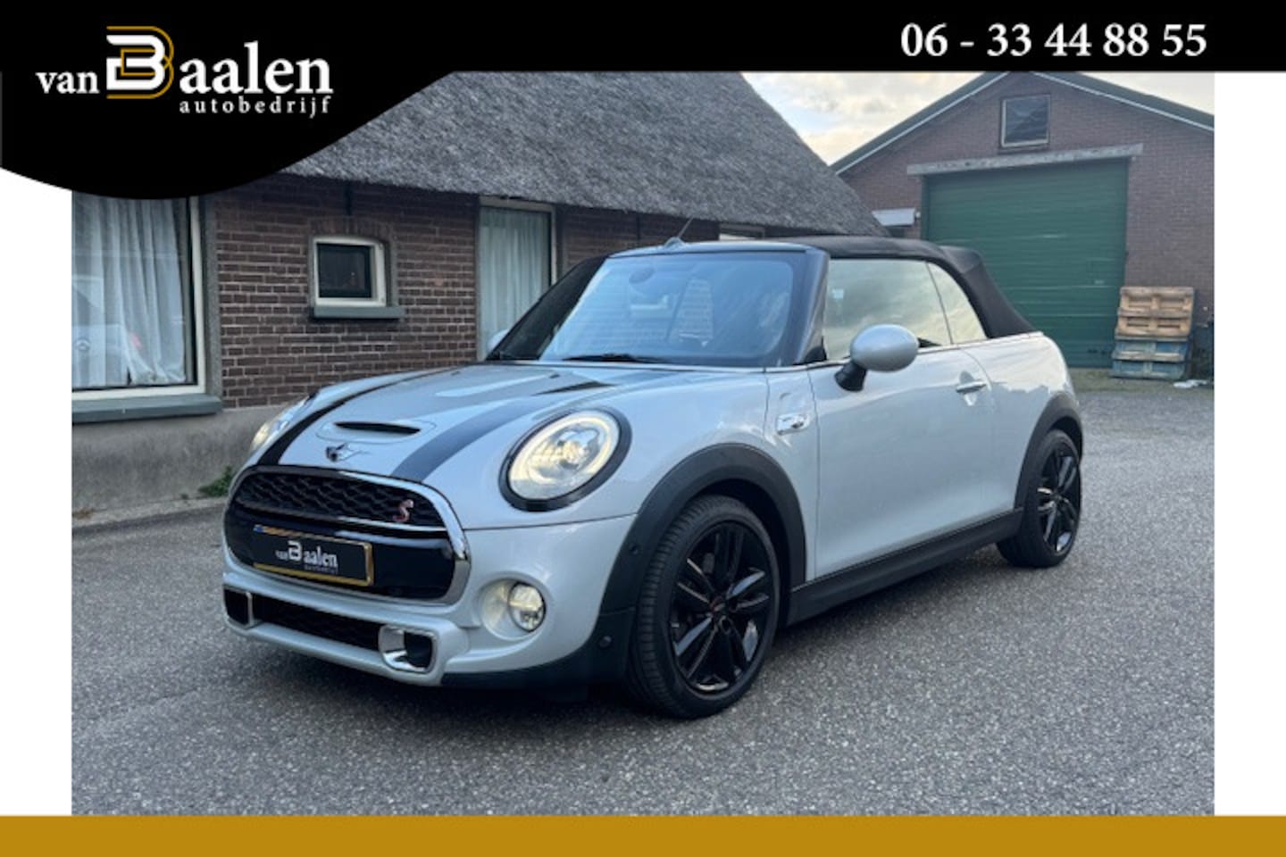 MINI Cabrio - Mini 2.0 Cooper S 192Pk JCW AUTOMAAT XENON UNION JACK NAVI ECC 96000KM!!! - AutoWereld.nl