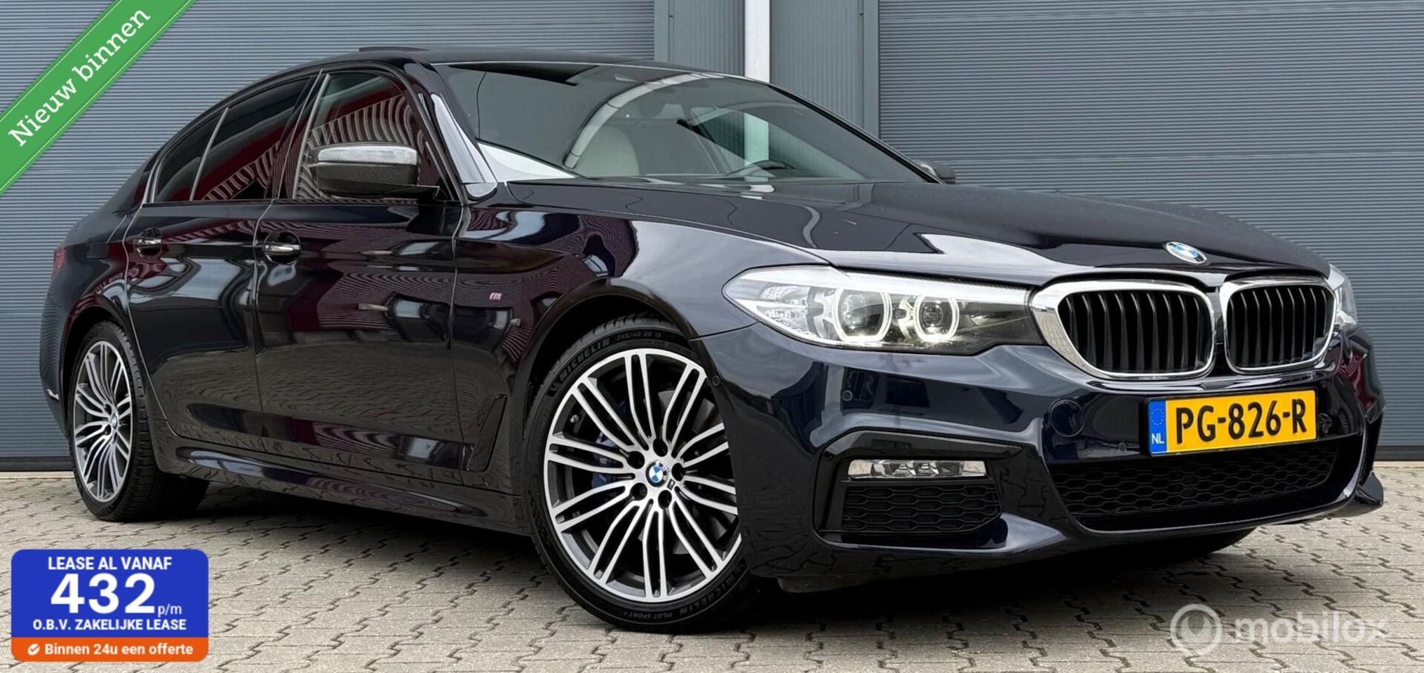 BMW 5-serie - 530i High Executive M-Sport Pano.dak/Leder/Trekhaak - AutoWereld.nl