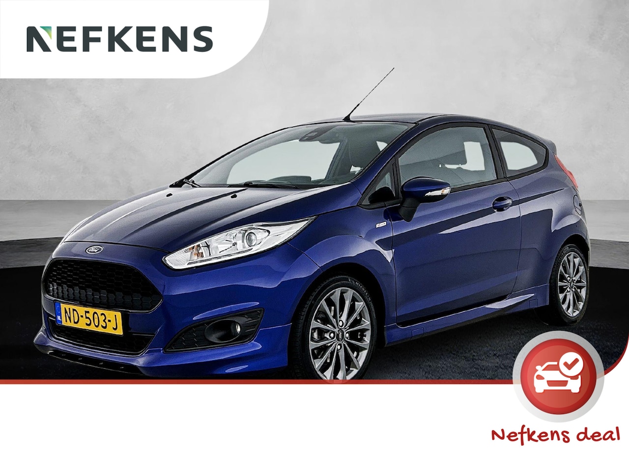 Ford Fiesta - 1.0 ST Line 125pk | 1ste Eigenaar | Navigatie | Climate Control | Cruise Control | Parkeer - AutoWereld.nl