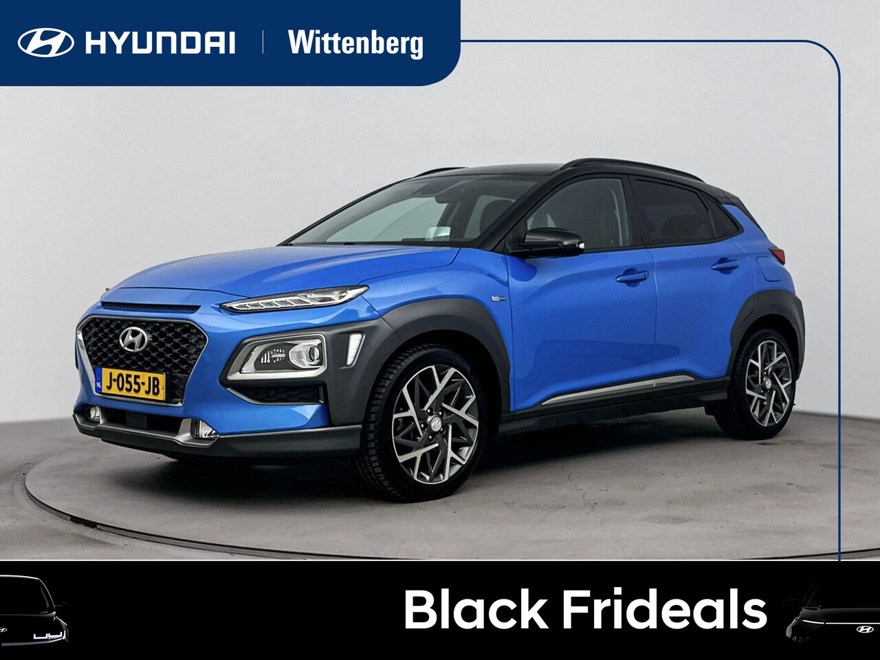 Hyundai Kona - 1.6 GDI HEV PREMIUM | TWO TONE | TREKHAAK | NAVI | CLIMA | CRUISE | CAMERA | 18'' LM VELGE - AutoWereld.nl