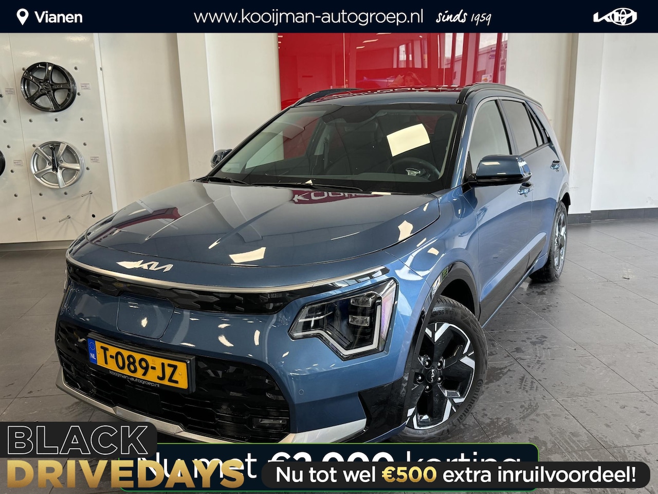 Kia Niro EV - DynamicPlusLine 64.8 kWh | Schuif-/kanteldak | Apple Carplay/Android Auto | Dodehoek detec - AutoWereld.nl
