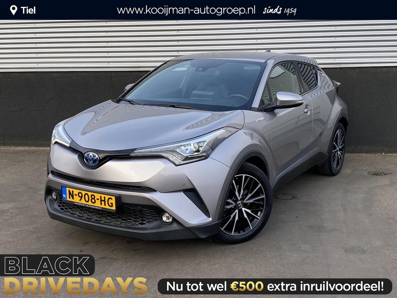 Toyota C-HR - 1.8 Hybrid Style Edition automaat Afneembare trekhaak, dodehoek detectie, stoelen- & stuur - AutoWereld.nl
