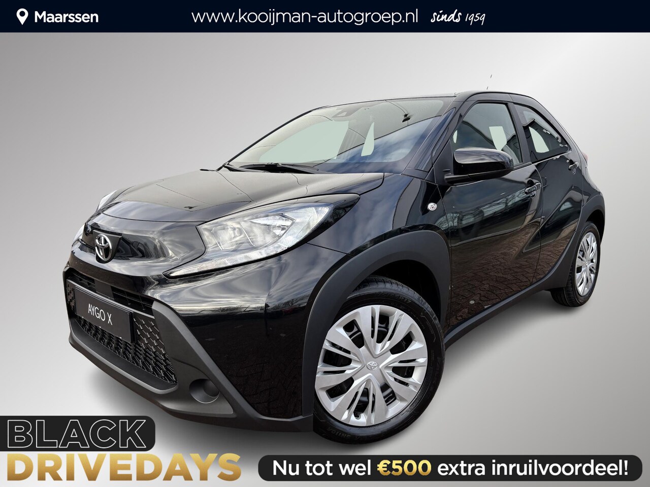 Toyota Aygo X - 1.0 VVT-i MT play 1.0 VVT-i MT Play,Apple Carplay Android Auto Adaptive Cruise Controle, Camera - AutoWereld.nl
