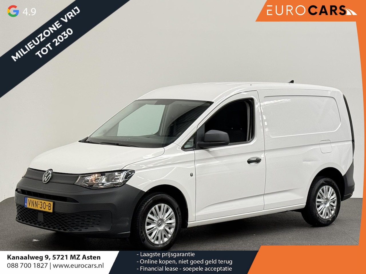 Volkswagen Caddy Cargo - 2.0 TDI Trend Airco Cruise Control MF Stuurwiel Trekhaak - AutoWereld.nl