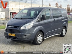 Ford Transit Custom - 270 2.2 TDCI L1H1 Limited DC | € 6.950, - NETTO | Leder | Airco | Cruise | PDC | Trekhaak