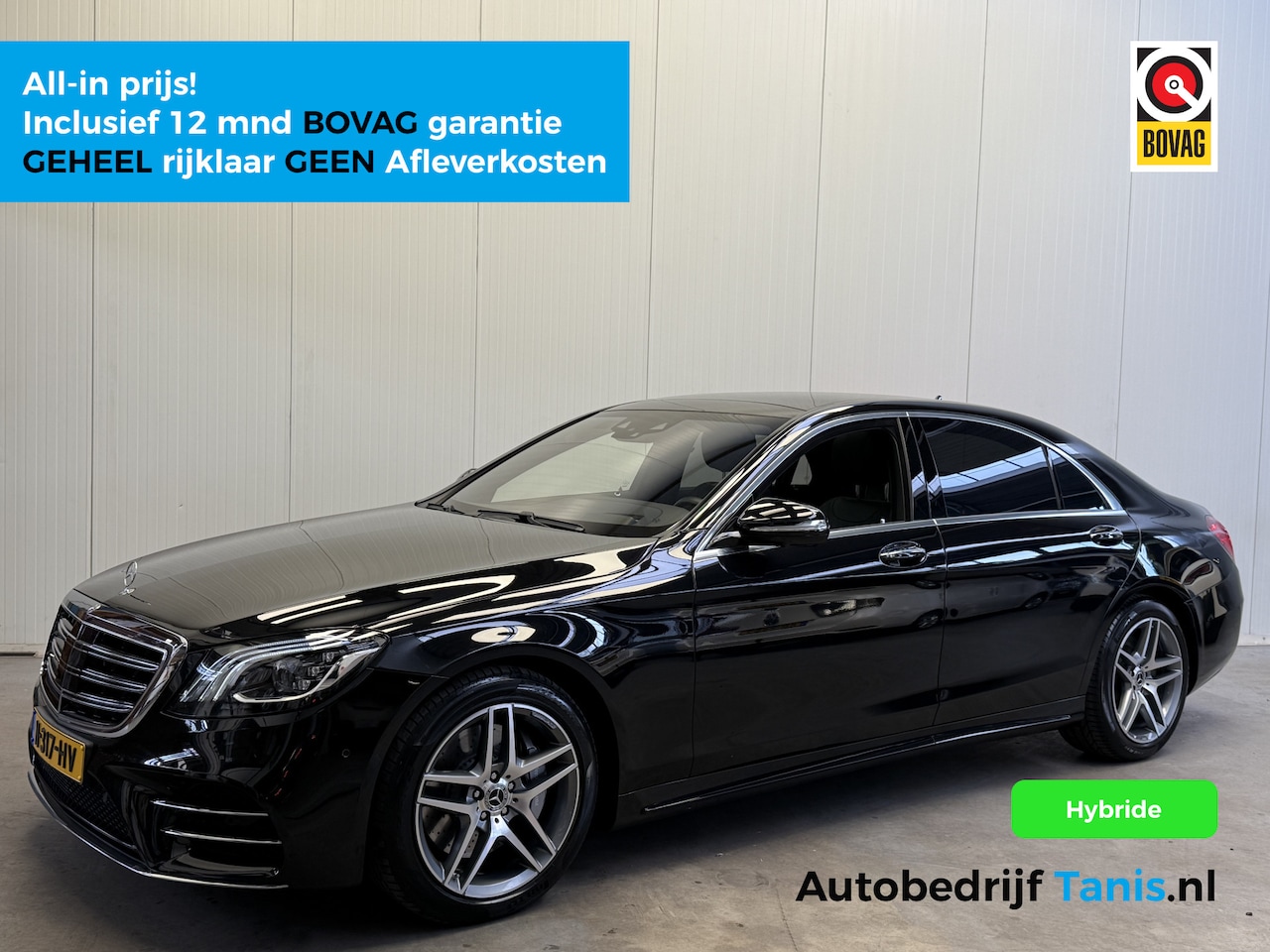 Mercedes-Benz S-klasse - 500 Lang 435PK AMG Line BURMESTER-LEDER-PANODAK-PARKEER ASSIST - AutoWereld.nl