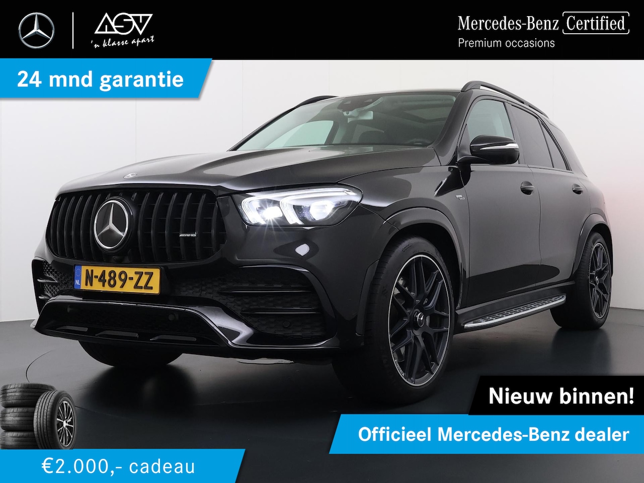 Mercedes-Benz GLE-Klasse - AMG 53 4MATIC+ Premium Plus | Panorama - Schuifdak | 22" AMG Velgen | Distronic Cruise Con - AutoWereld.nl