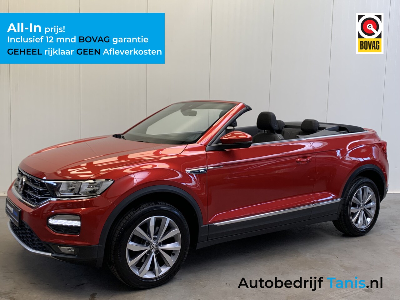 Volkswagen T-Roc Cabrio - 1.0 TSI Style NAVI-ECC-PDC-DIGTAL COCKPIT-LMV - AutoWereld.nl