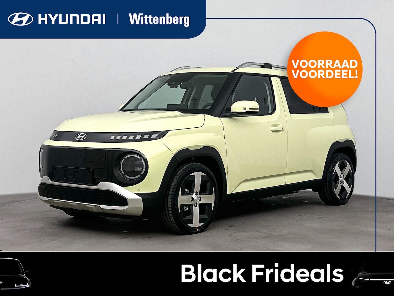 Hyundai Inster - Evolve 49 kWh | 3-Fasen | Snelladen | 17" Lm-wielen | V2L| Navigatie | Camera | Parkeersen - AutoWereld.nl