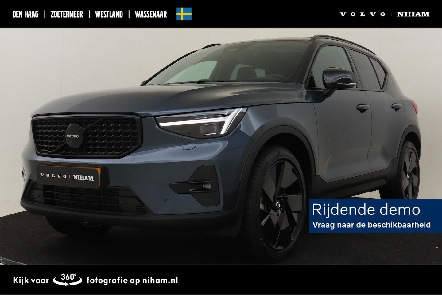 Volvo XC40 - B4 (M-HYBRID) PLUS BLACK EDITION -PANO.DAK|HARMAN/KARDON|360°CAM|20"|POWER-SEATS|PRIVACY.G - AutoWereld.nl