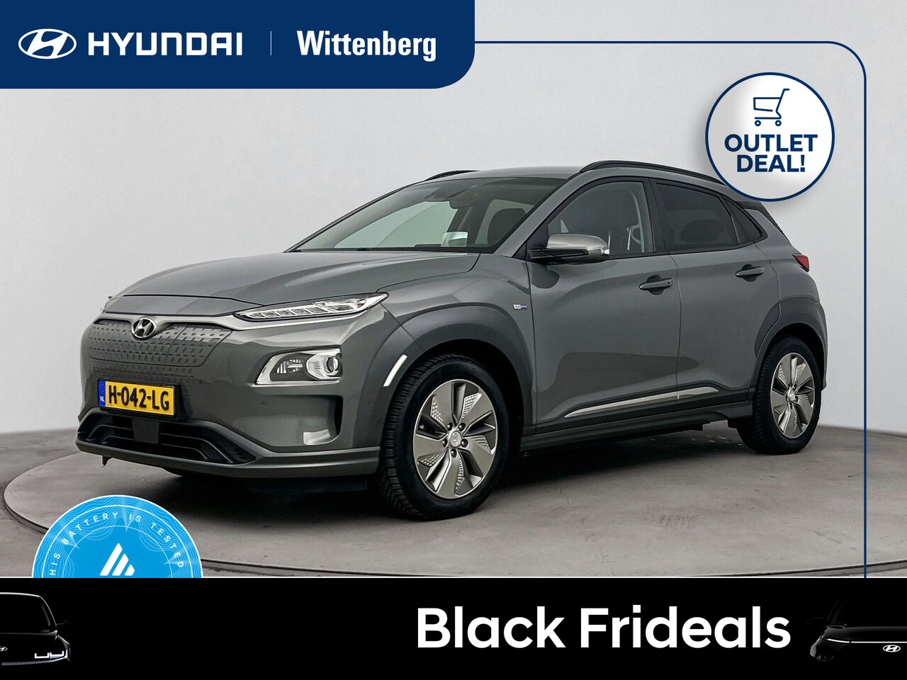 Hyundai Kona Electric - EV Premium 64 kWh 3-Fase | Navigatie | Climate Controle | Electrische verstelbare stoelen - AutoWereld.nl
