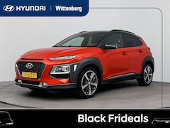 Hyundai Kona - 1.0T Premium | Leer | Stoel + stuurverwarming | Trekhaak | Stoelventilatie | El. bed. stoe