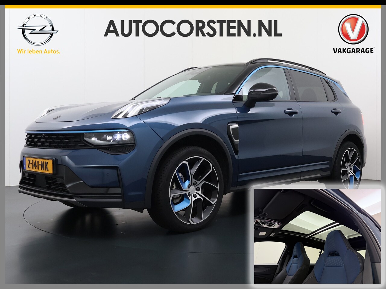 Lynk & Co 01 - AUT-7 261pk PHEV Zwarte-Hemel Pano-Schuifdak Lmv 20" 360°Camera Apple Carplay Android Auto - AutoWereld.nl