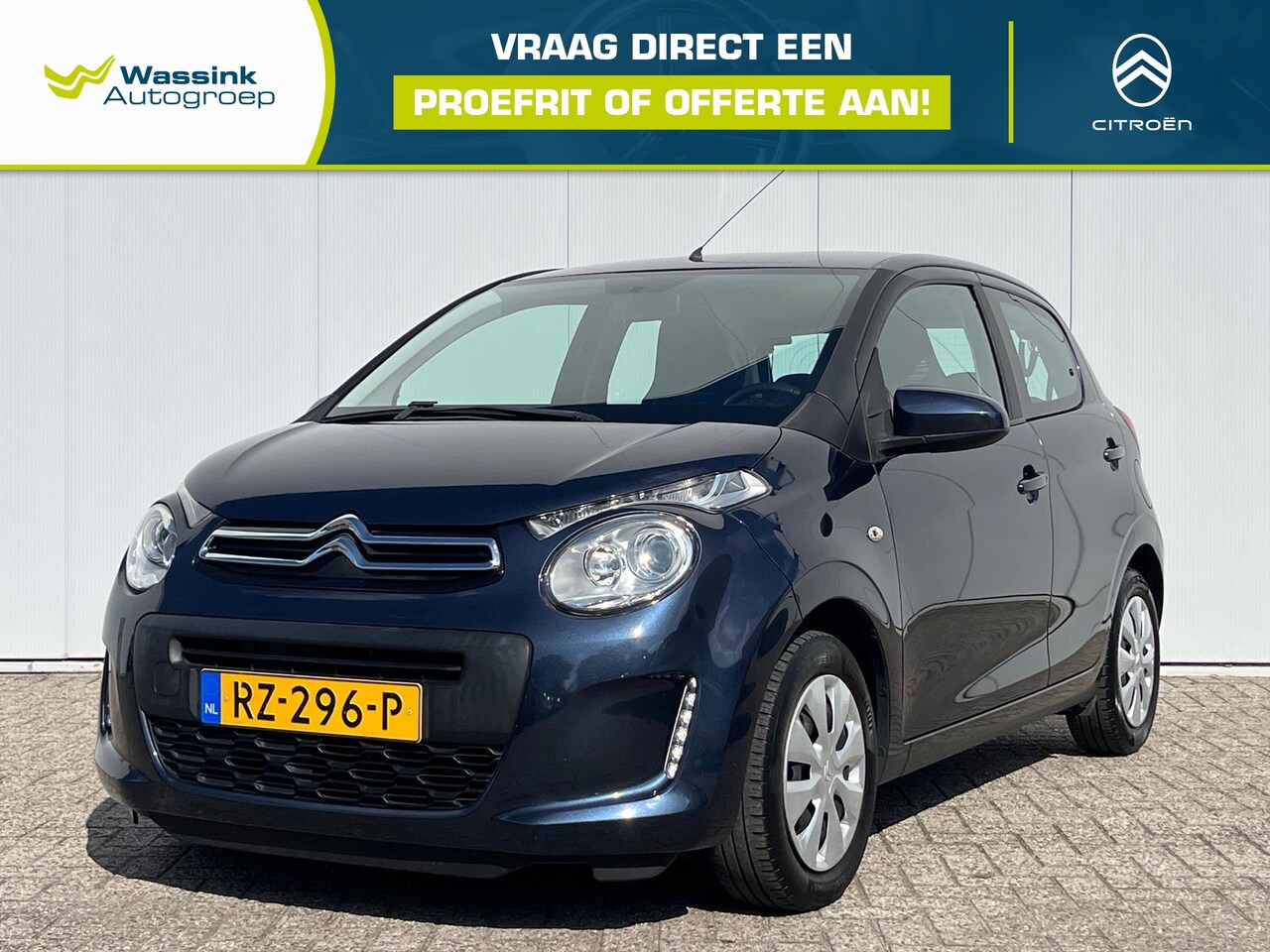 Citroën C1 - 1.0 VTi 68PK 5D Feel | Snelheidsbegrenzer | Bluetooth | Aux | Airco | Lage KM-stand! | - AutoWereld.nl