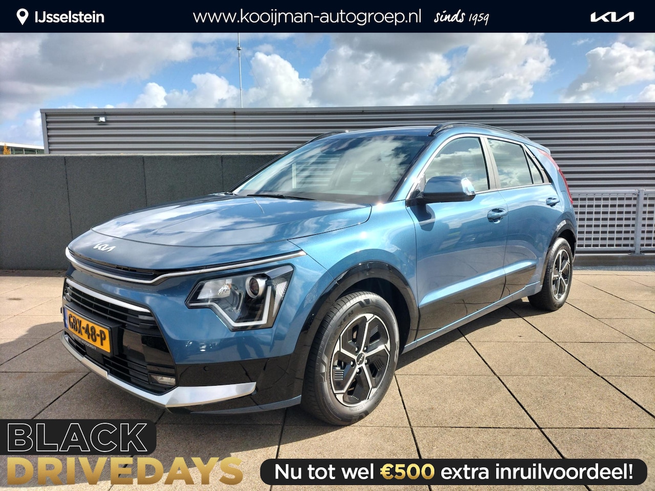 Kia Niro - 1.6 GDi Hybrid DynamicLine Navigatie / Camera / Slechts 21.000KM - AutoWereld.nl