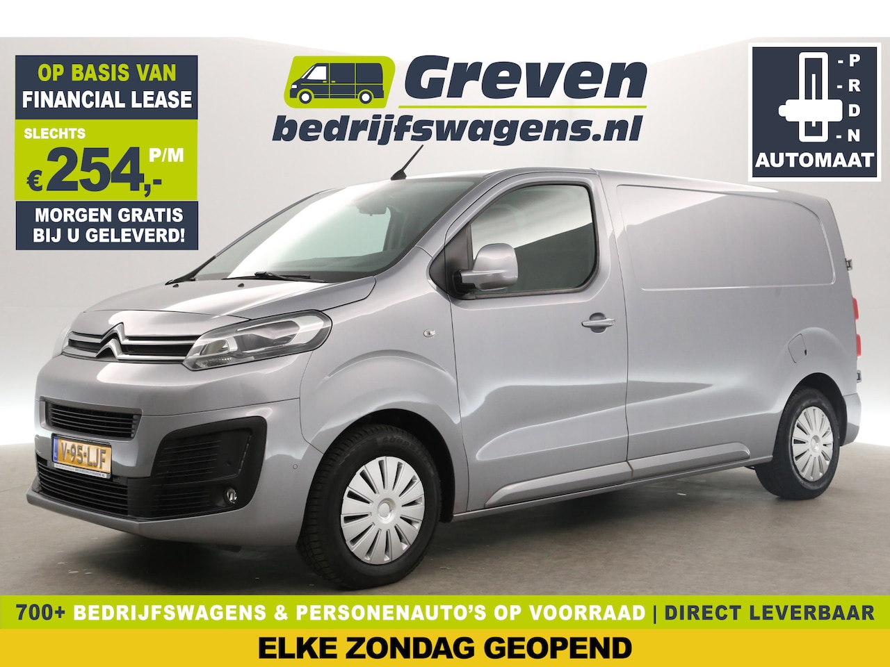 Citroën Jumpy - 2.0 BlueHDI 177PK L2H1 | Automaat | Airco | 360 Camera | 3-Zits | Trekh. | Carplay | Cruis - AutoWereld.nl