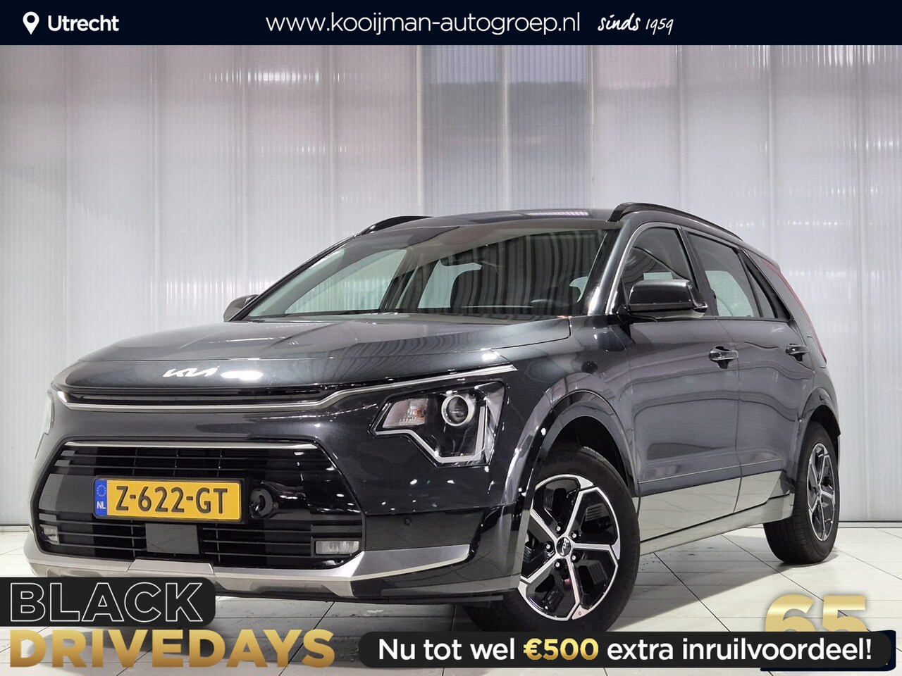 Kia Niro - 1.6 GDi Hybrid DynamicLine Apple Carplay/Android Auto, Navigatie, Camera. - AutoWereld.nl