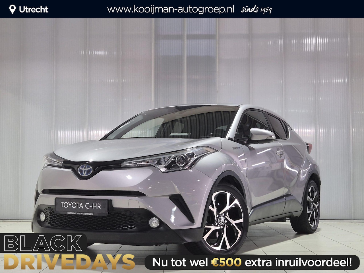 Toyota C-HR - 1.8 Hybrid Active+ Stoelverwarming | achteruitrijcamera | Adaptive Cruise Control - AutoWereld.nl