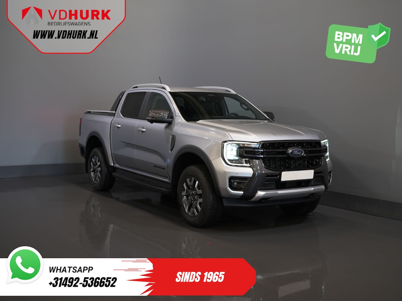 Ford Ranger - Ford Ranger Wildtrak 2.3 PHEV Double Cab 4x4/ B&O/ Elek. Roll Cover/ Tech-Pack/ Adapt.Crui - AutoWereld.nl