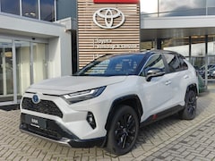 Toyota RAV4 - 2.5 HYBRID BI-TONE STOEL/STUURVERW. 360GR-CAM JBL-AUDIO BLIND-SPOT KEYLESS FACELIFT-MODEL