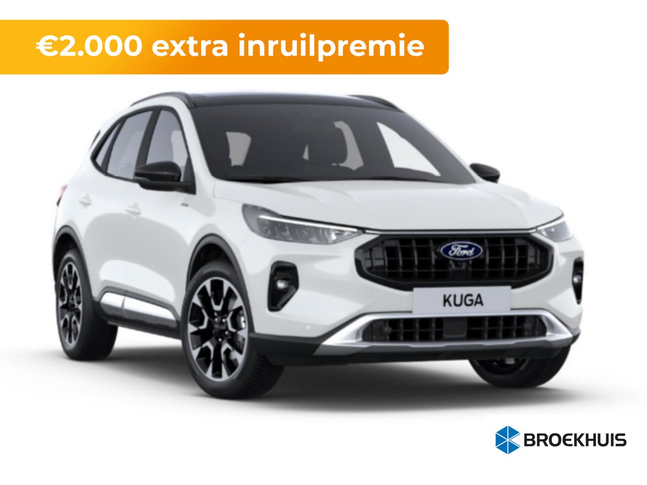 Ford Kuga - 2.5 PHEV Active X | Cruise control adaptief met Stop&Go en stuurhulp | Dodehoek detectie | - AutoWereld.nl