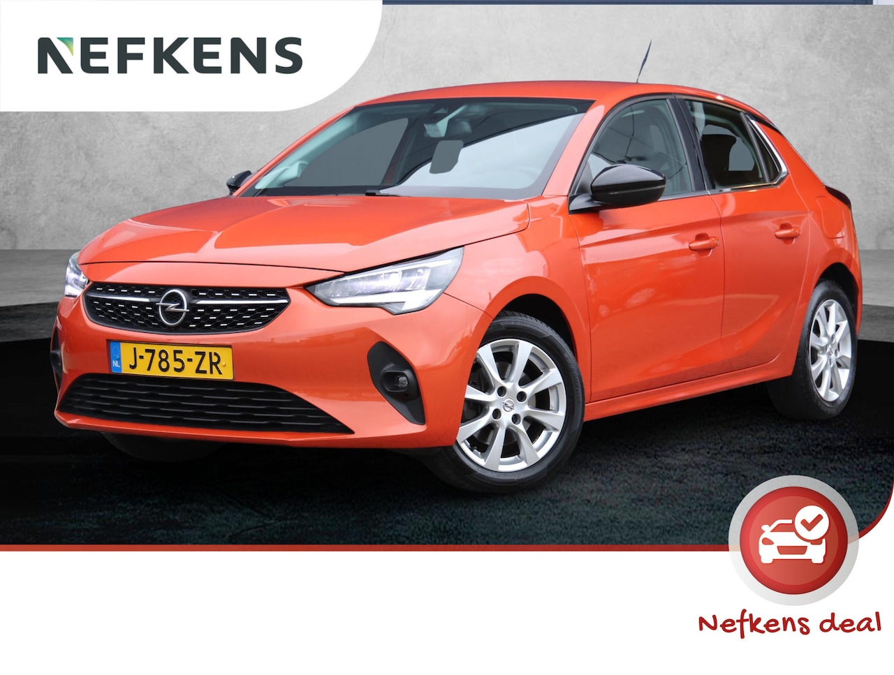 Opel Corsa - 100pk Elegance | 1ste eigenaar | AppleCarPlay | LEER/Stof | Airco | LED lampen | 16"LMV - AutoWereld.nl