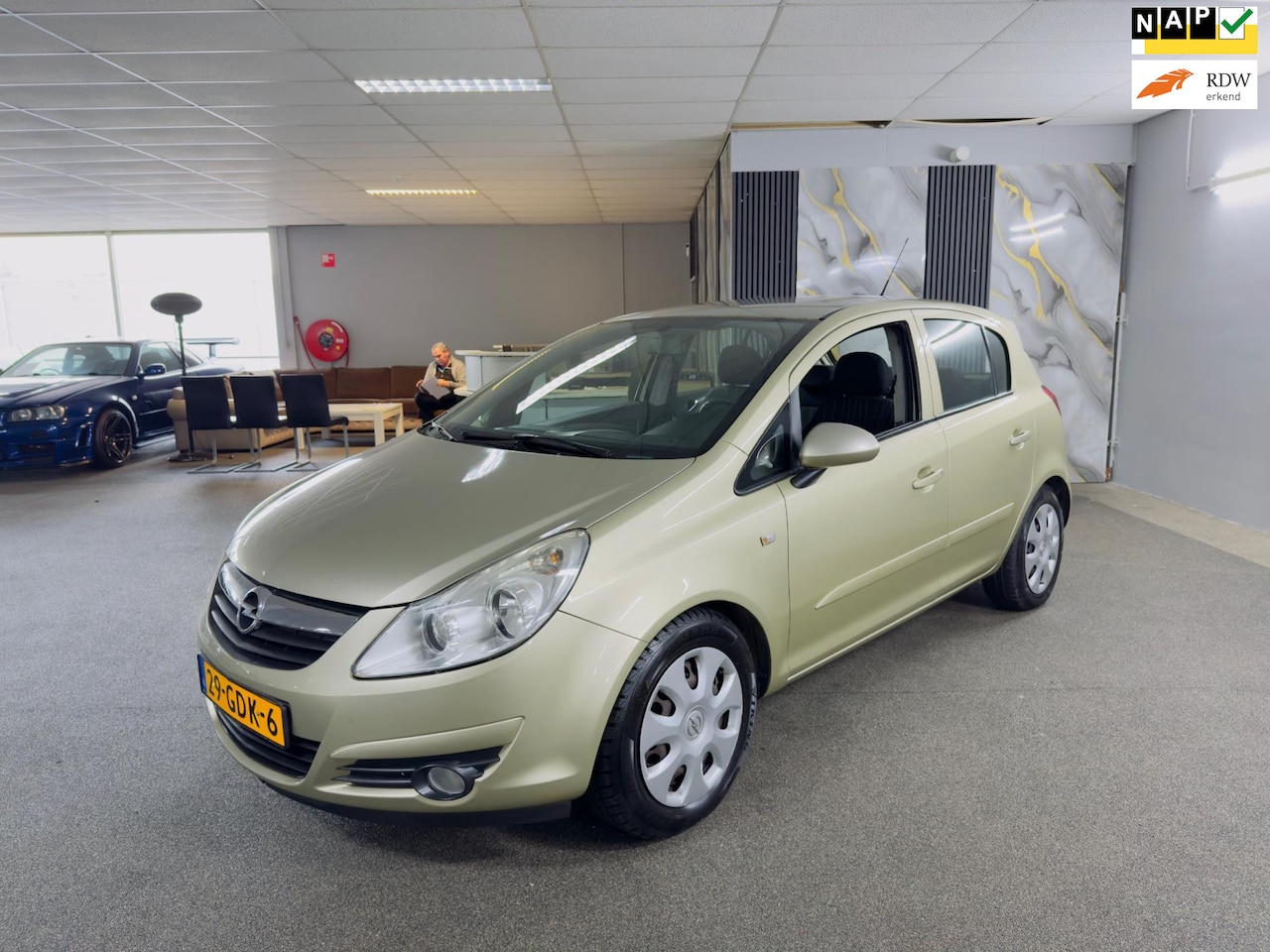 Opel Corsa - 1.2-16V Enjoy Apk Nieuw,Airco,Cruise,Parksensor,N.A.P,Automaat,5Deurs,2 sleutels+Boekjes,T - AutoWereld.nl
