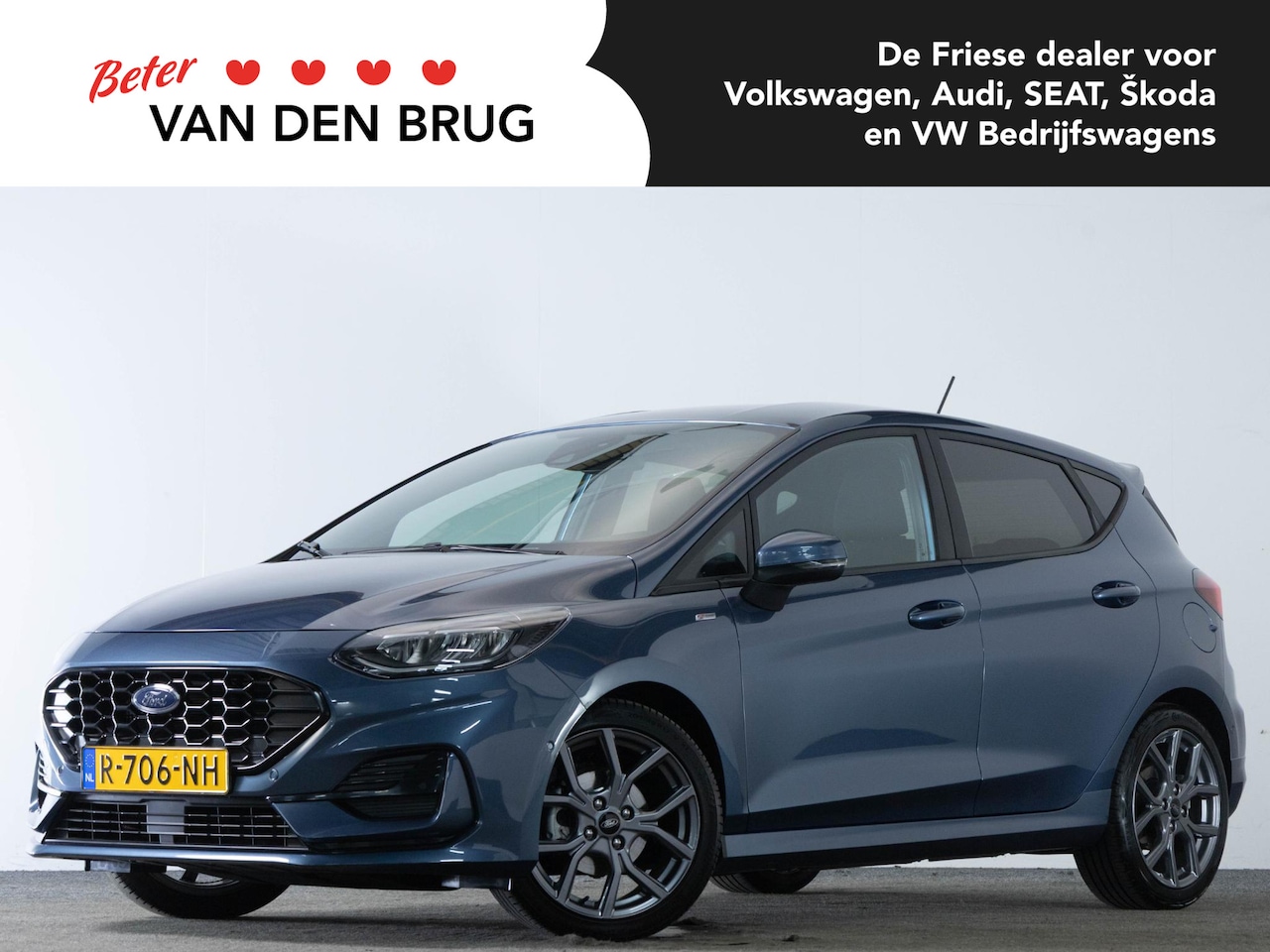 Ford Fiesta - ST-Line X 1.0 125 PK EcoBoost Hybrid | LED | Achteruitrijcamera | Stoelverwarming | Naviga - AutoWereld.nl