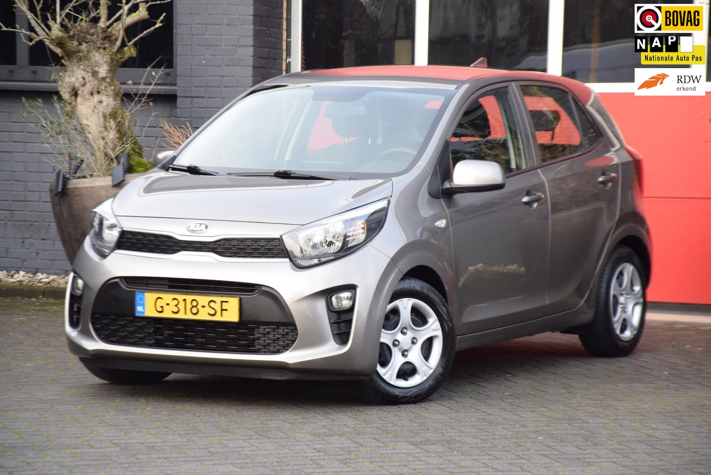 Kia Picanto - 1.0 MPi ComfortPlusLine 2019 Navigatie Carplay 5 Deurs Airco 15x op voorraad! - AutoWereld.nl